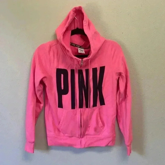 PINK Victoria's Secret Tops - PINK Victoria’s Secret Women’s Full Zip Sweatshirt